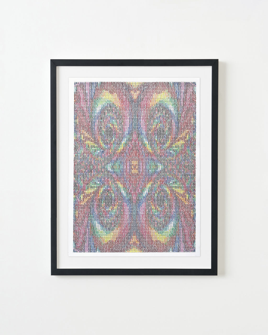 Drawing by Robert Otto Epstein titled "8*o2Wx^gH" - 3.