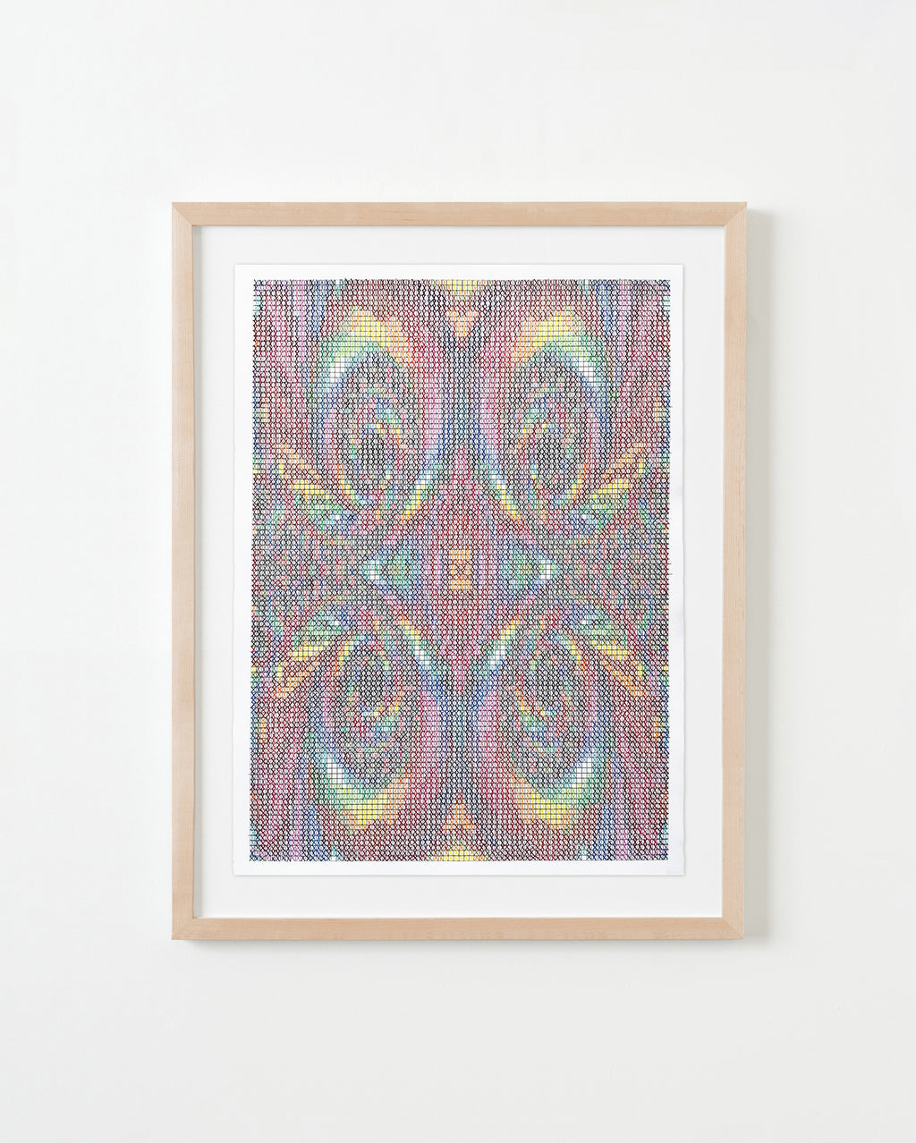 Drawing by Robert Otto Epstein titled "8*o2Wx^gH" - 4.