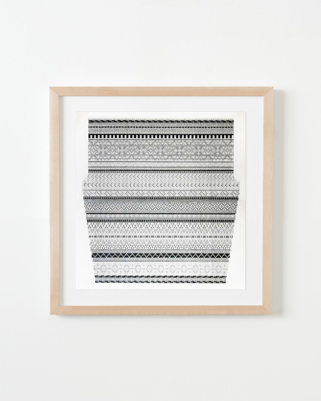 Drawing by Robert Otto Epstein titled "Line By Line Cardigan" - 4.