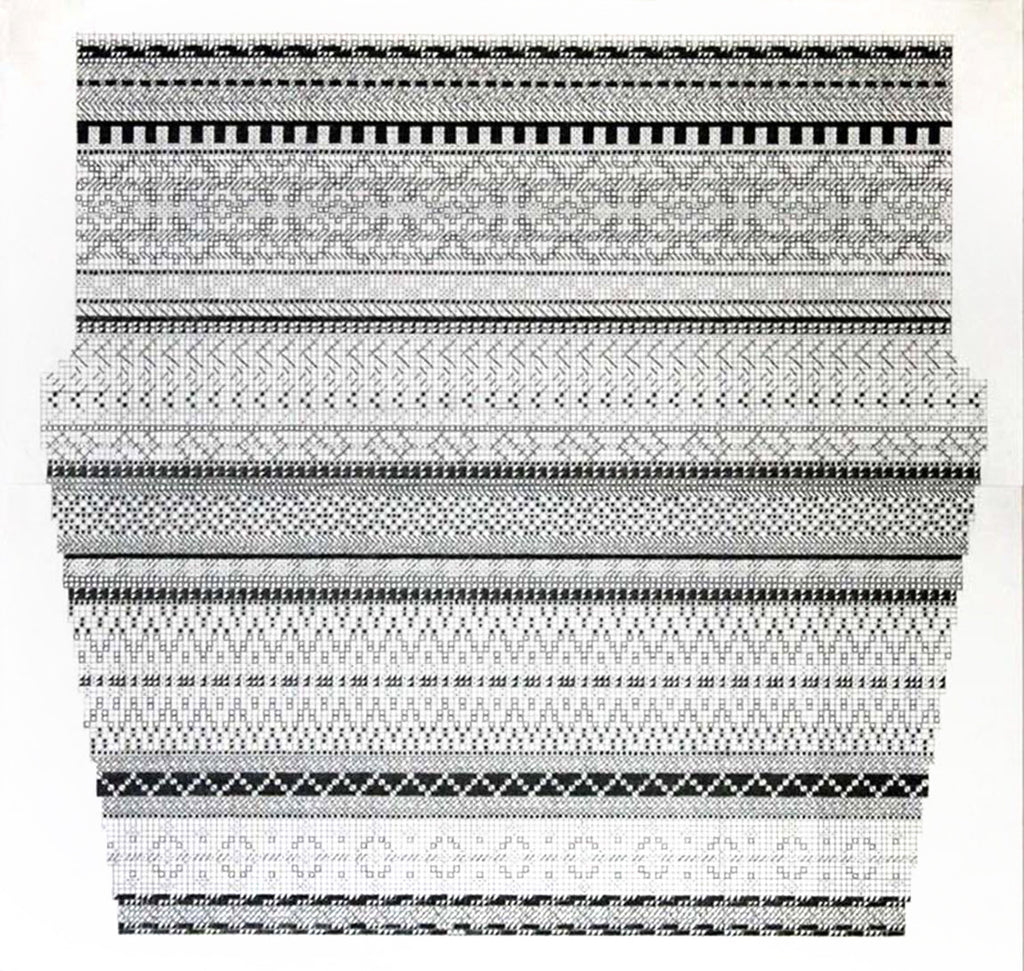 Drawing by Robert Otto Epstein titled "Line By Line Cardigan" - 2.