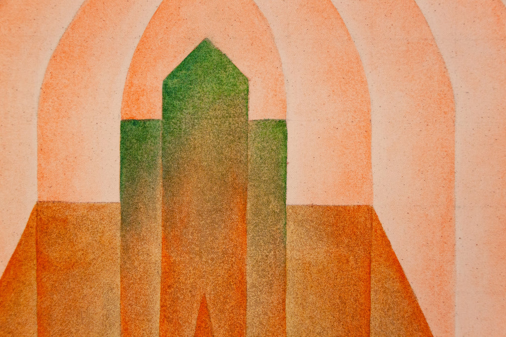 Painting by Roberta Gentry titled "Adoration" - 7.