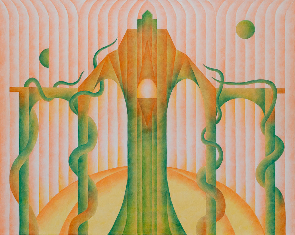 Painting by Roberta Gentry titled "Adoration" - 2.