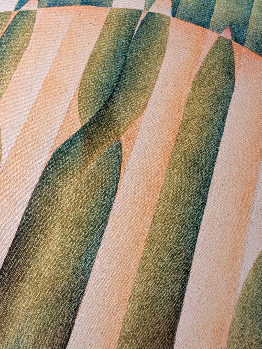 Painting by Roberta Gentry titled "Dormant" - 3.