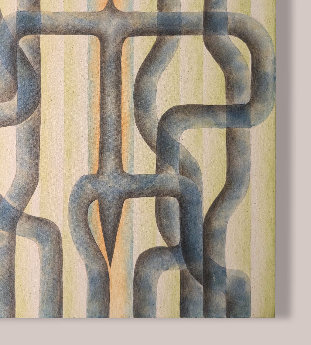 Painting by Roberta Gentry titled "Roots" - 3.