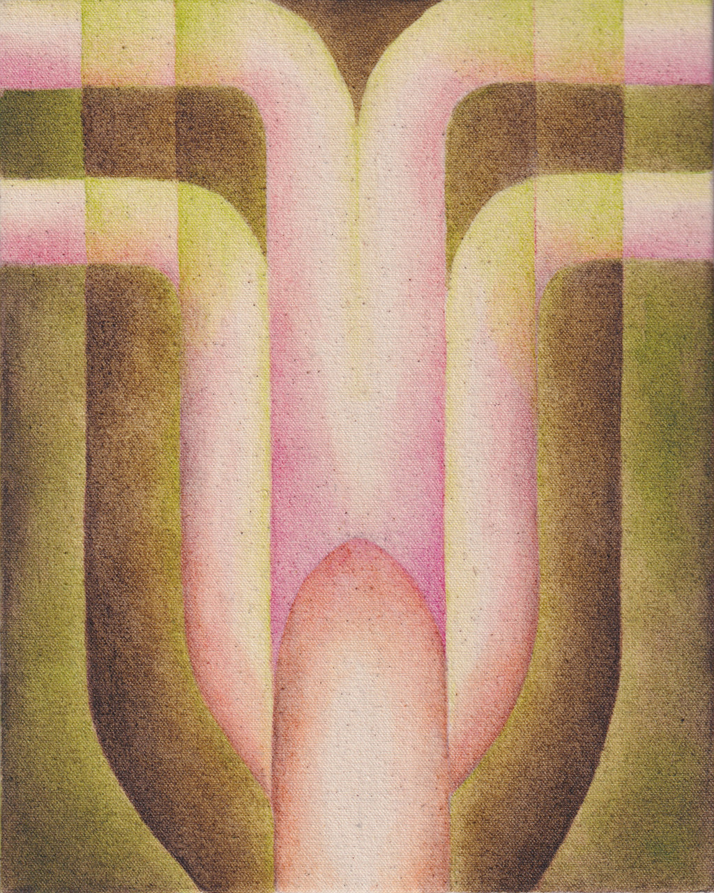 Painting by Roberta Gentry titled "Rose Light" - 2.