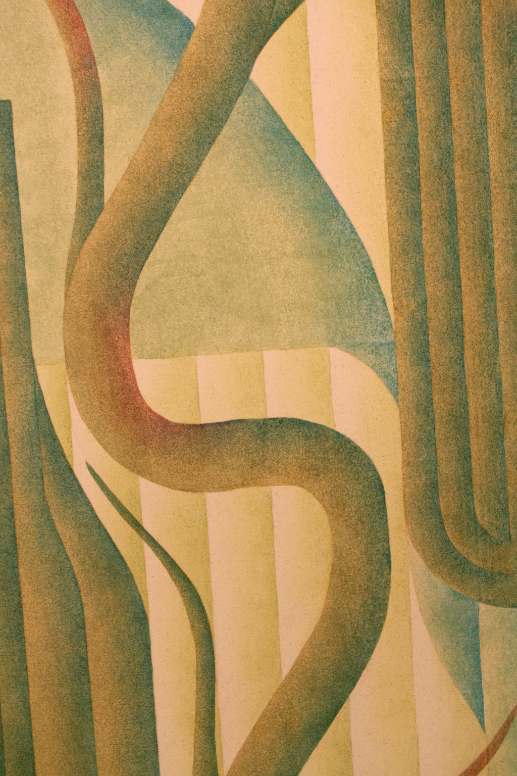 Painting by Roberta Gentry titled "The Visitation" - 5.