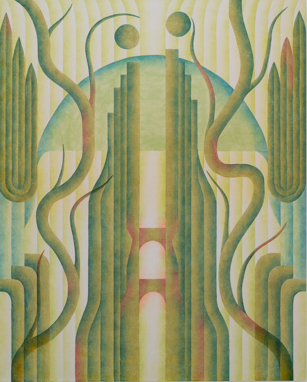 Painting by Roberta Gentry titled "The Visitation" - 2.