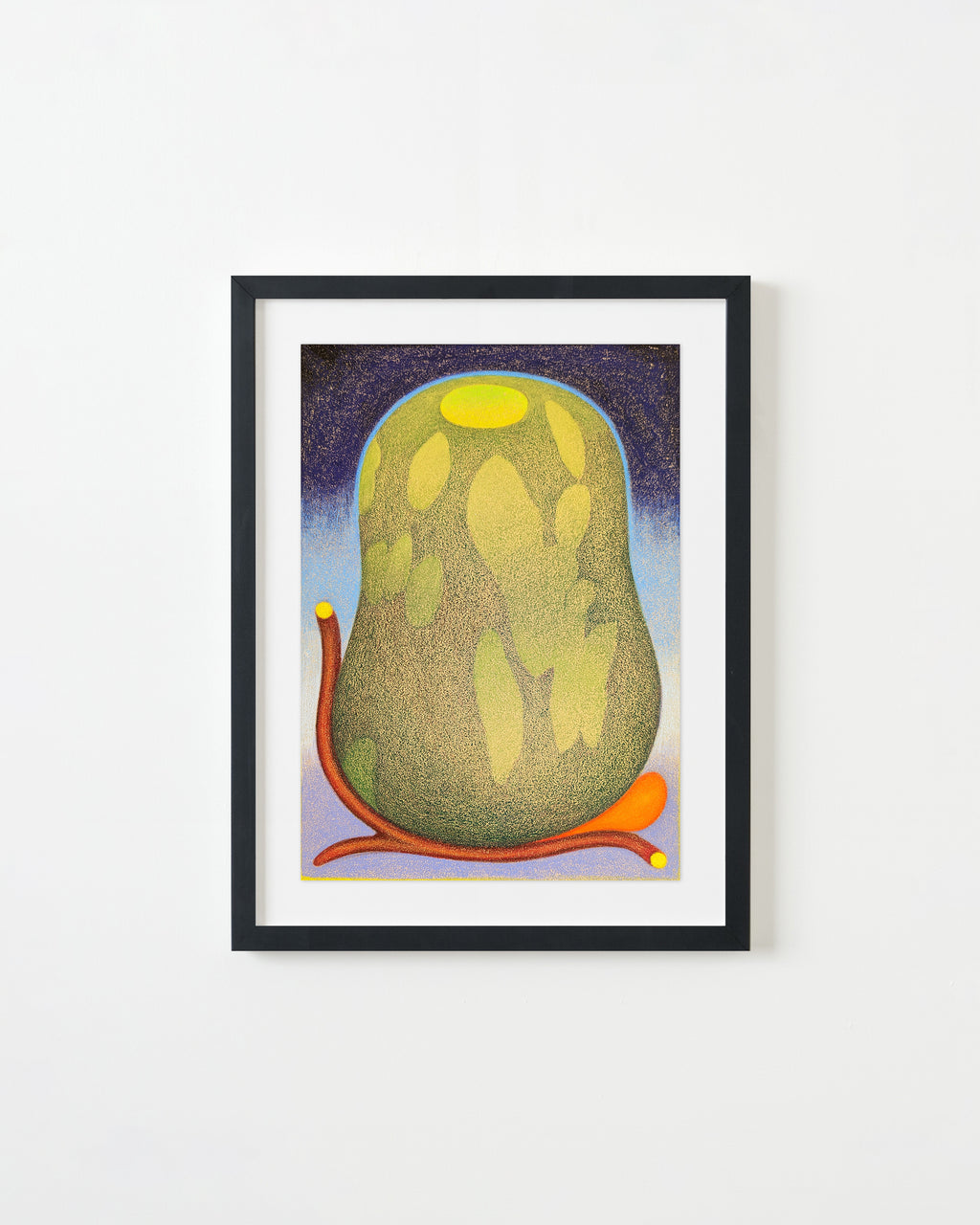 Drawing by Roche titled "Hug, Rain" - 4.