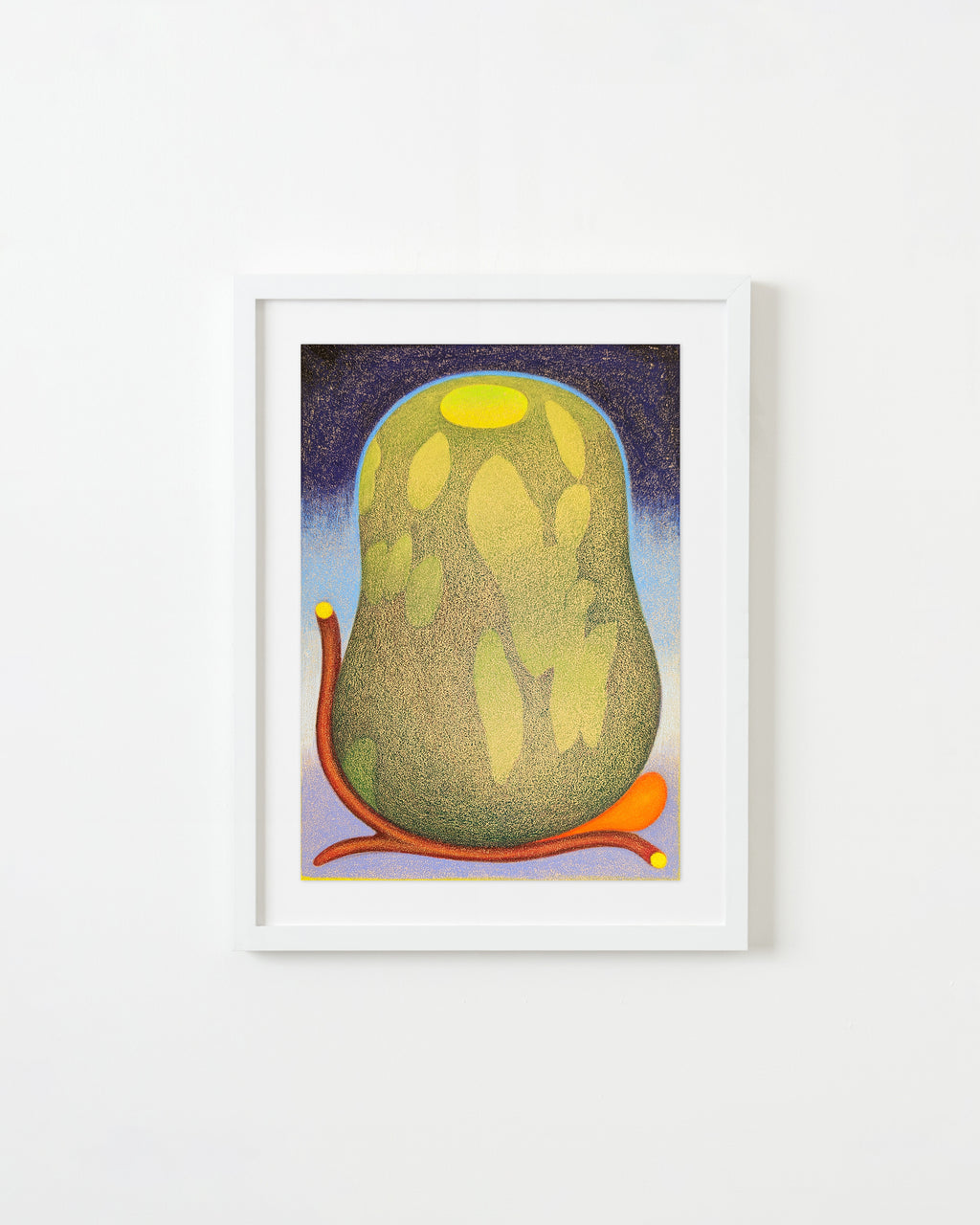 Drawing by Roche titled "Hug, Rain" - 3.