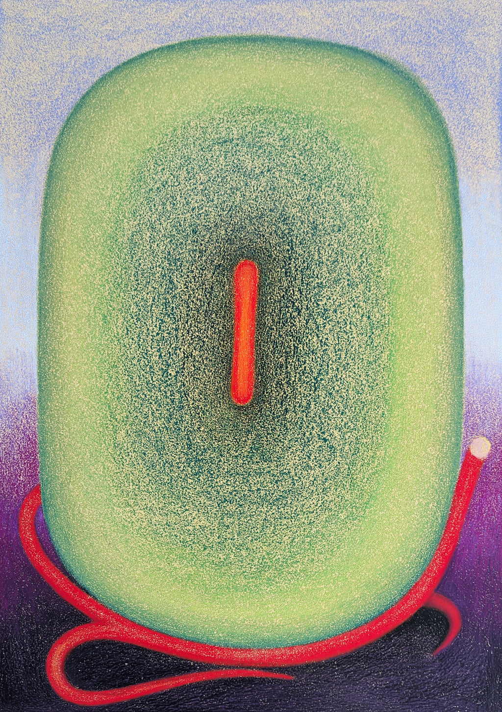 Drawing by Roche titled "Hug, Storm" - 2.