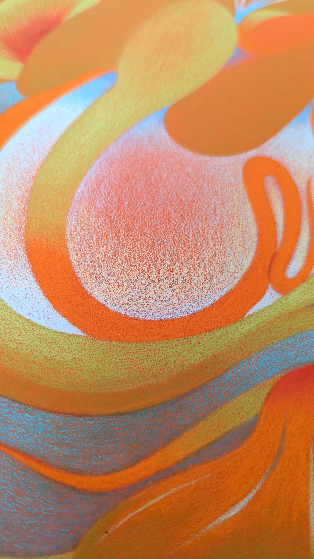 Drawing by Roche titled "Wild Seeds , Birth" - 6.