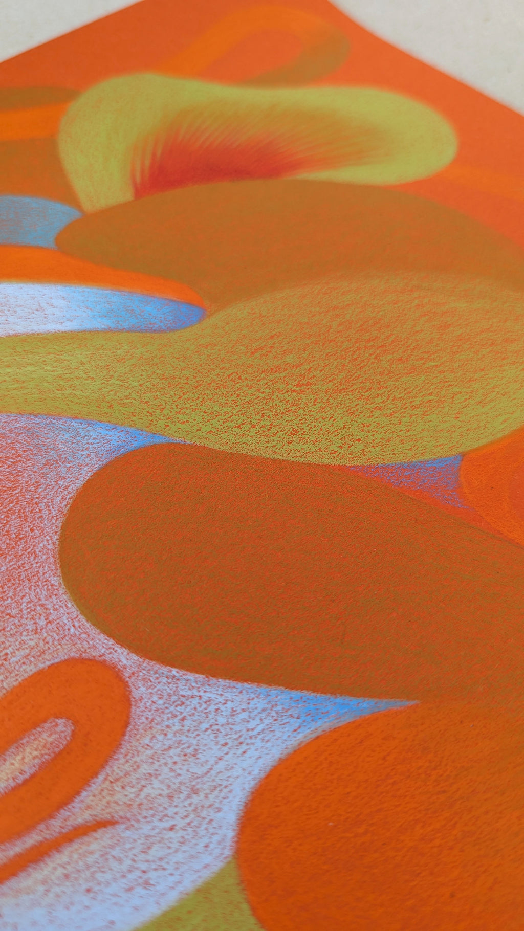 Drawing by Roche titled "Wild Seeds , Birth" - 7.