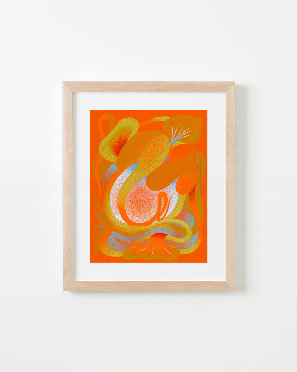 Drawing by Roche titled "Wild Seeds , Birth" - 4.