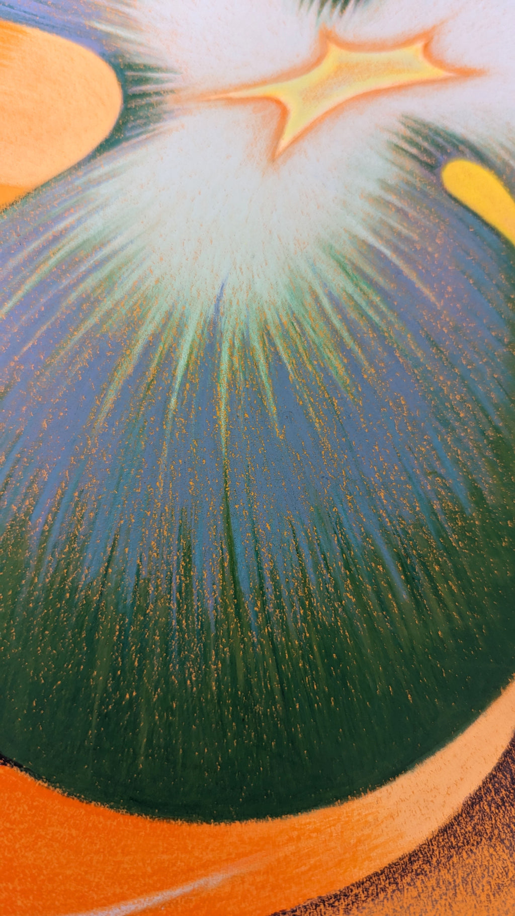 Drawing by Roche titled "Wild Seeds , Bloom" - 6.