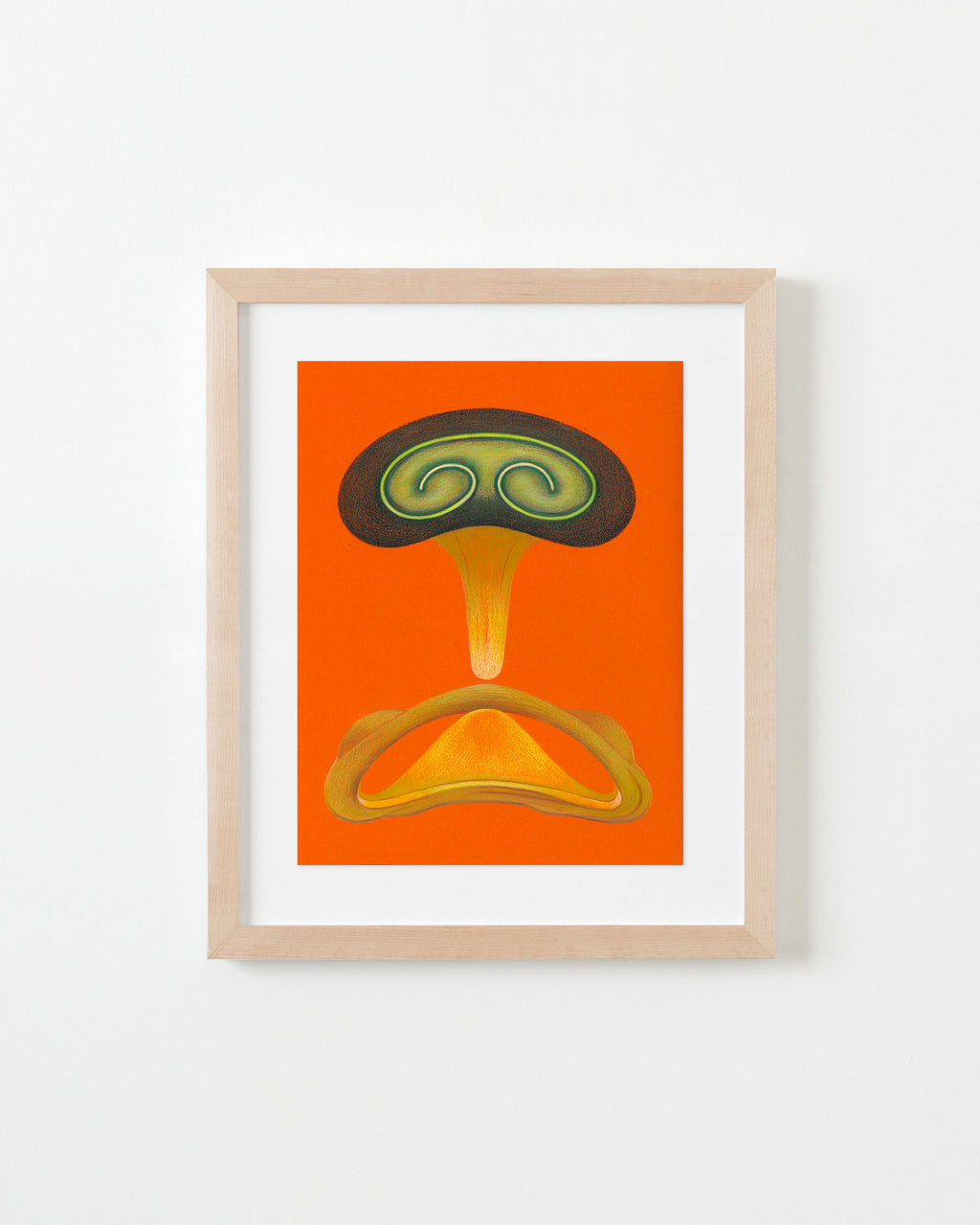 Drawing by Roche titled "Wild Seeds , Fungus" - 4.