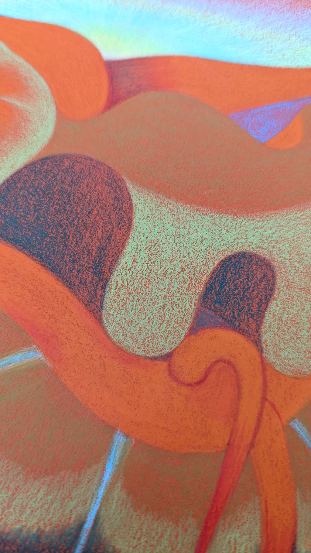 Drawing by Roche titled "Wild Seeds , Shore" - 5.