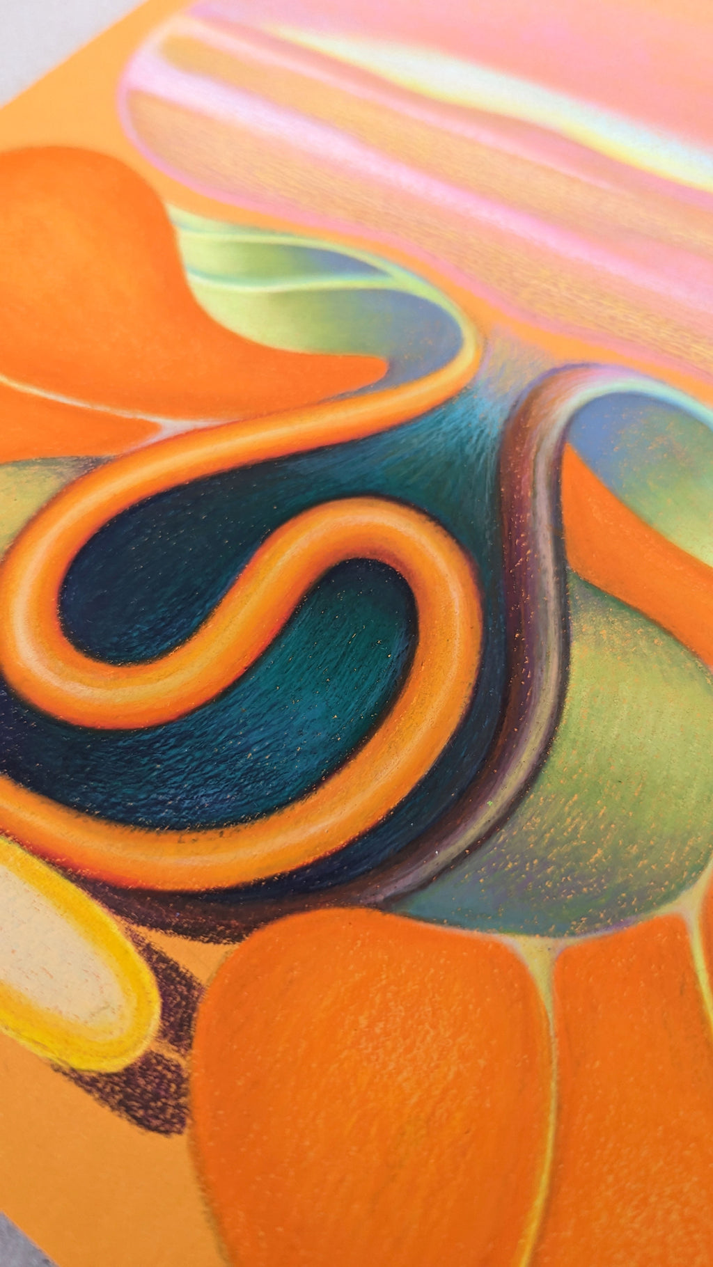 Drawing by Roche titled "Wild Seeds , Sun" - 3.