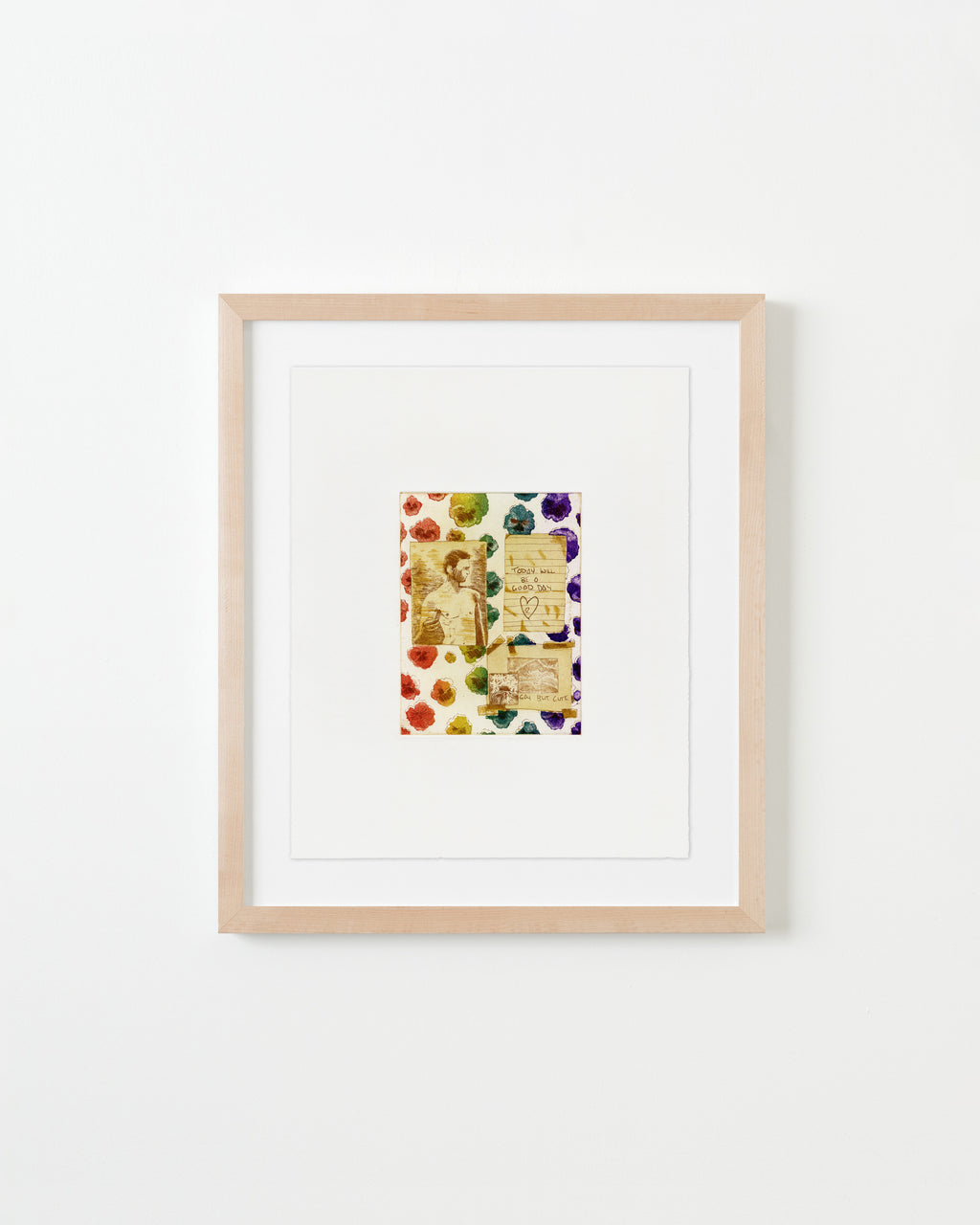 Print by Ruben Castillo titled "Love Notes (Research Proposal)" - 1.