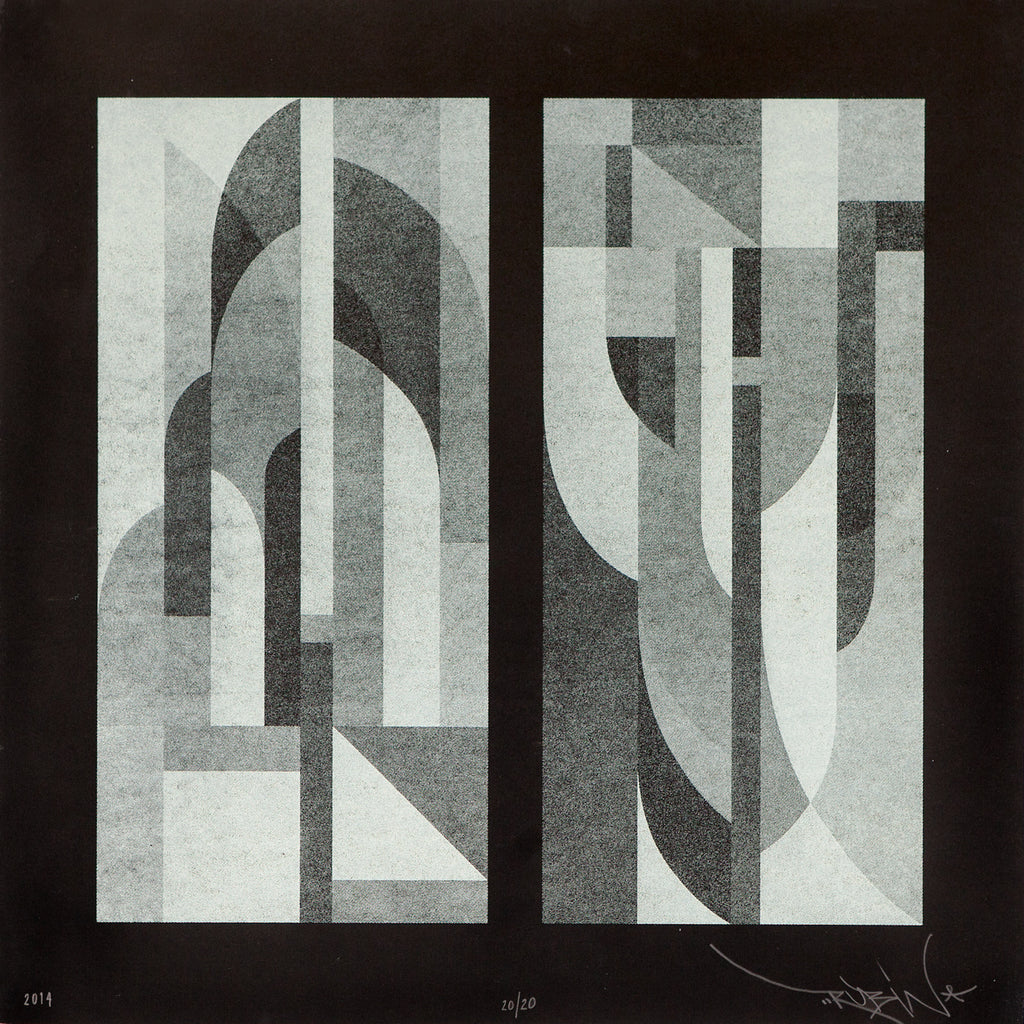 Print by Tony Sjöman titled "Ode to New York (Black)" - 2.