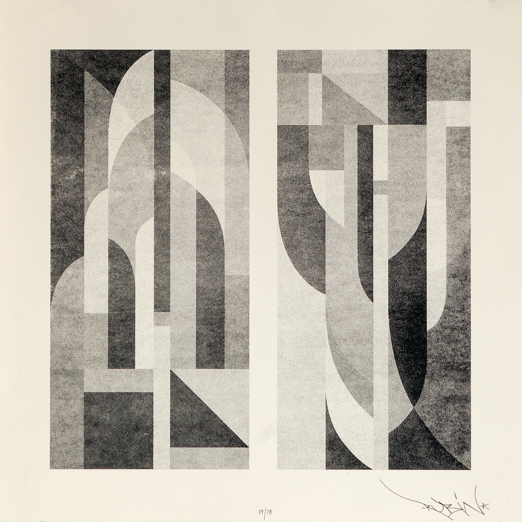 Print by Tony Sjöman titled "Ode to New York (White)" - 2.