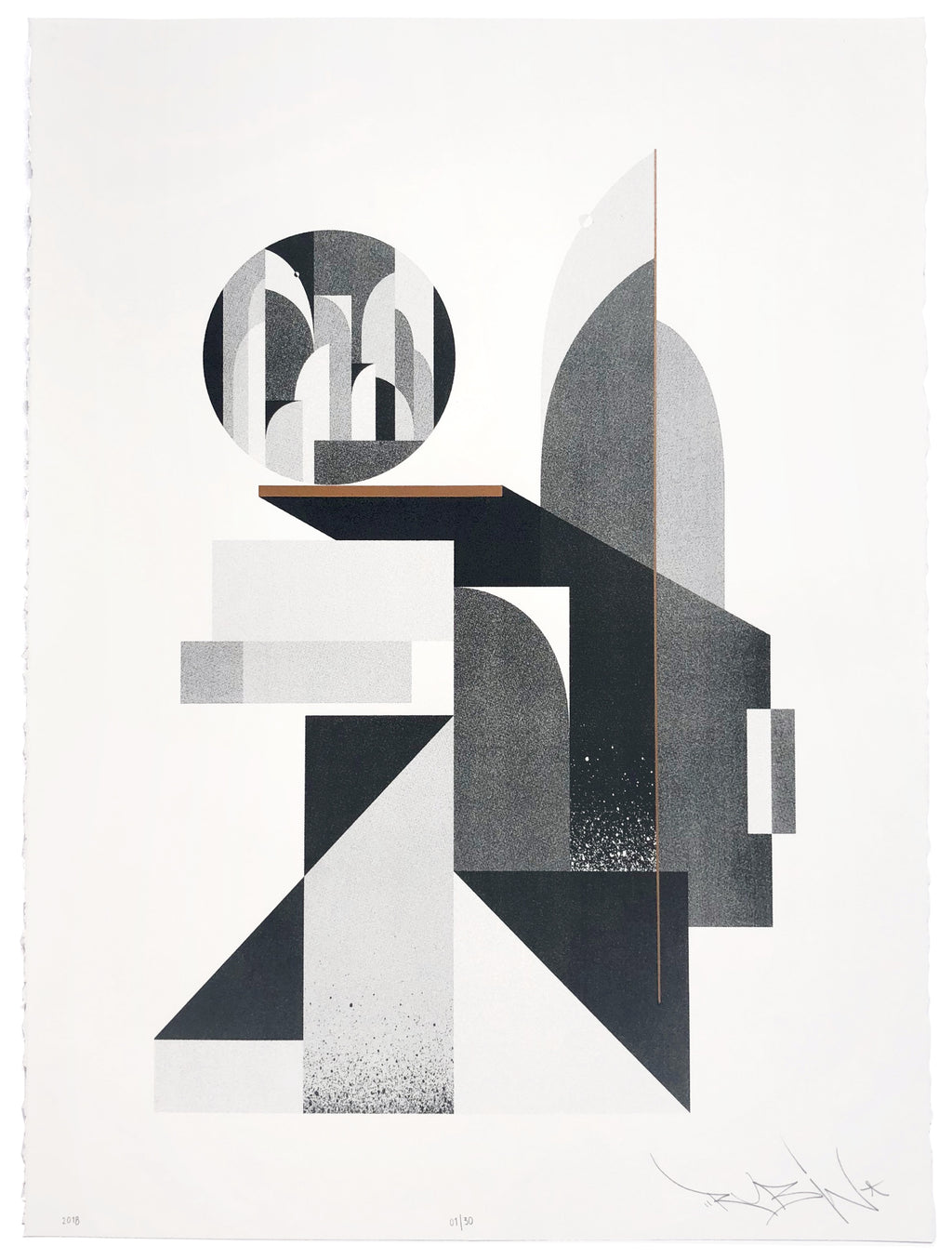 Print by Tony Sjöman titled "167 Madison Avenue (Day)" - 2.