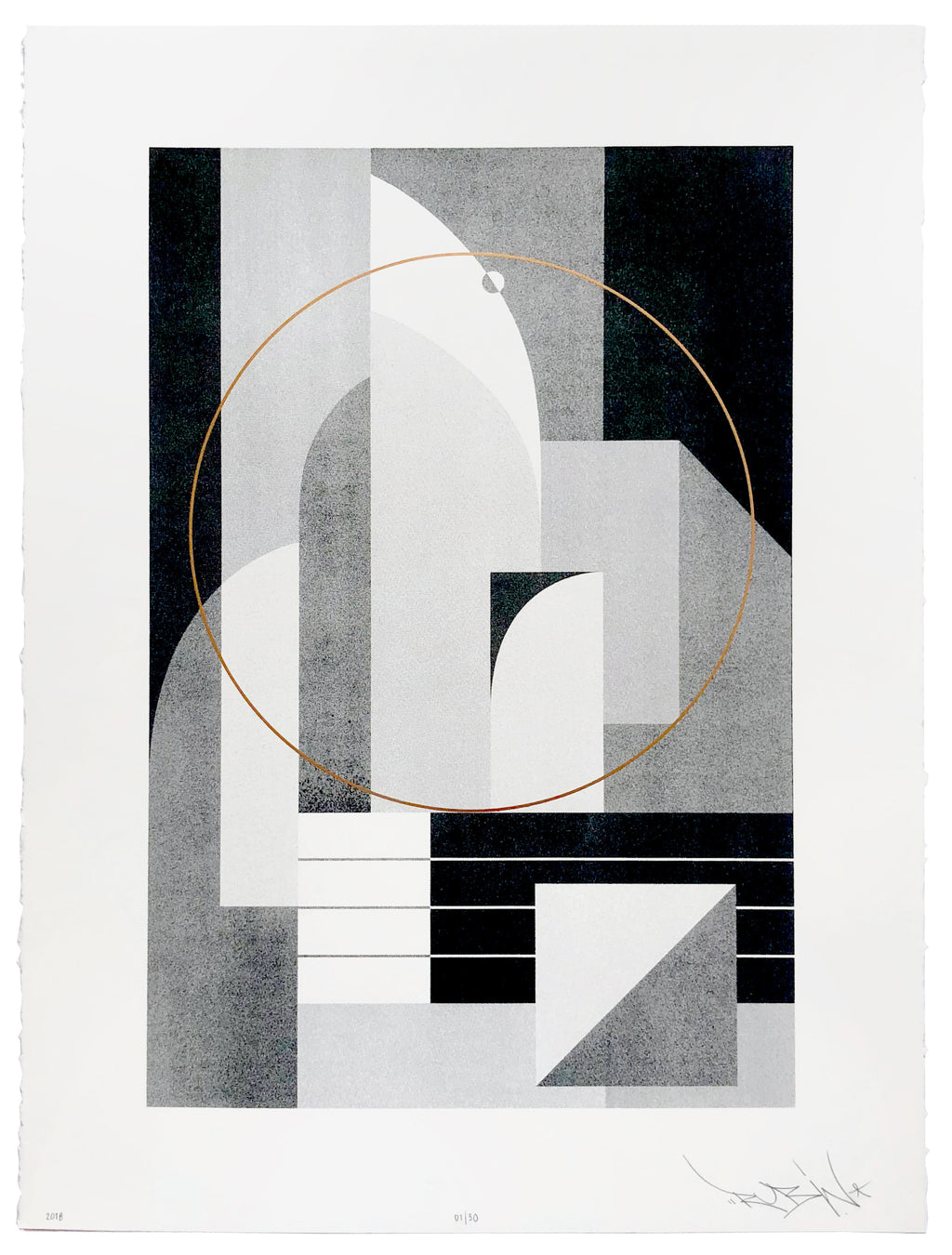 Print by Tony Sjöman titled "American Hotel (Day)" - 2.