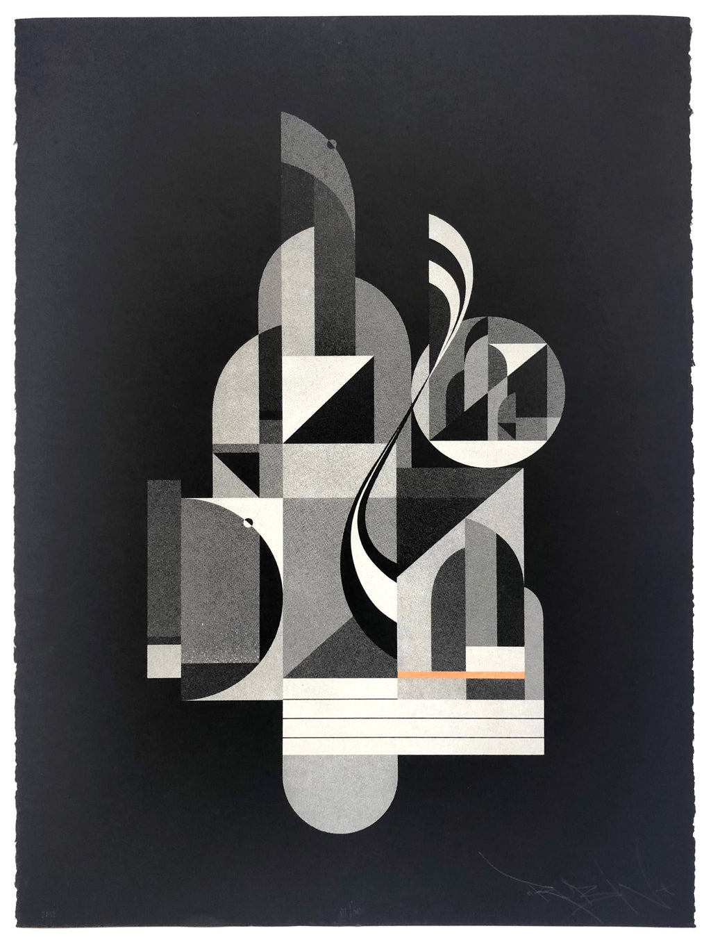 Print by Tony Sjöman titled "Dawn of Goodbye (Night)" - 2.