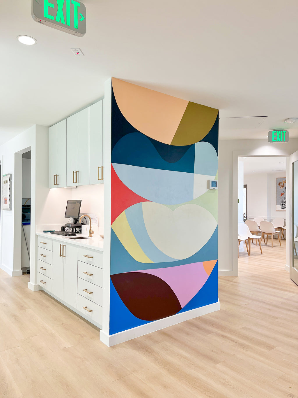 Custom Commission by Sarah Sullivan Sherrod titled "Site-Specific Series: Wall Murals" - 2.