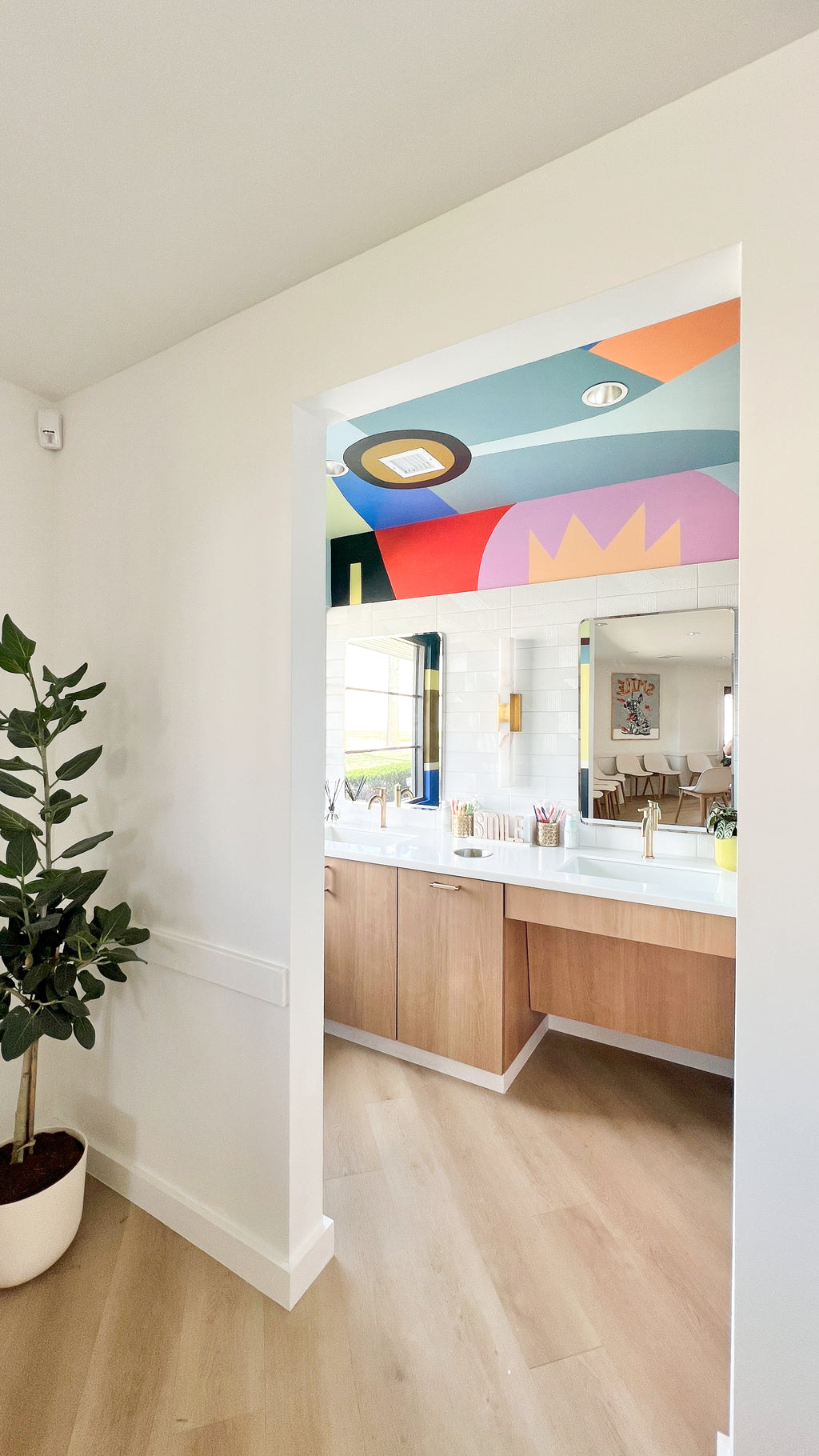 Custom Commission by Sarah Sullivan Sherrod titled "Site-Specific Series: Wall Murals" - 4.