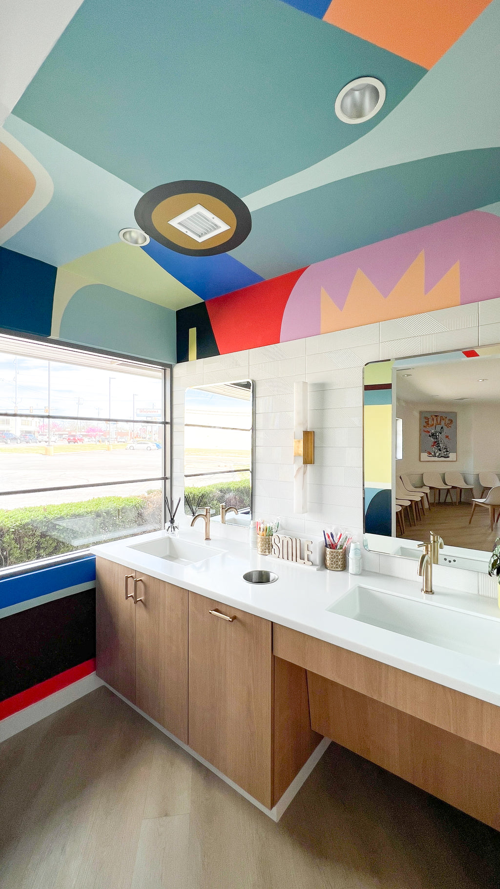 Custom Commission by Sarah Sullivan Sherrod titled "Site-Specific Series: Wall Murals" - 6.