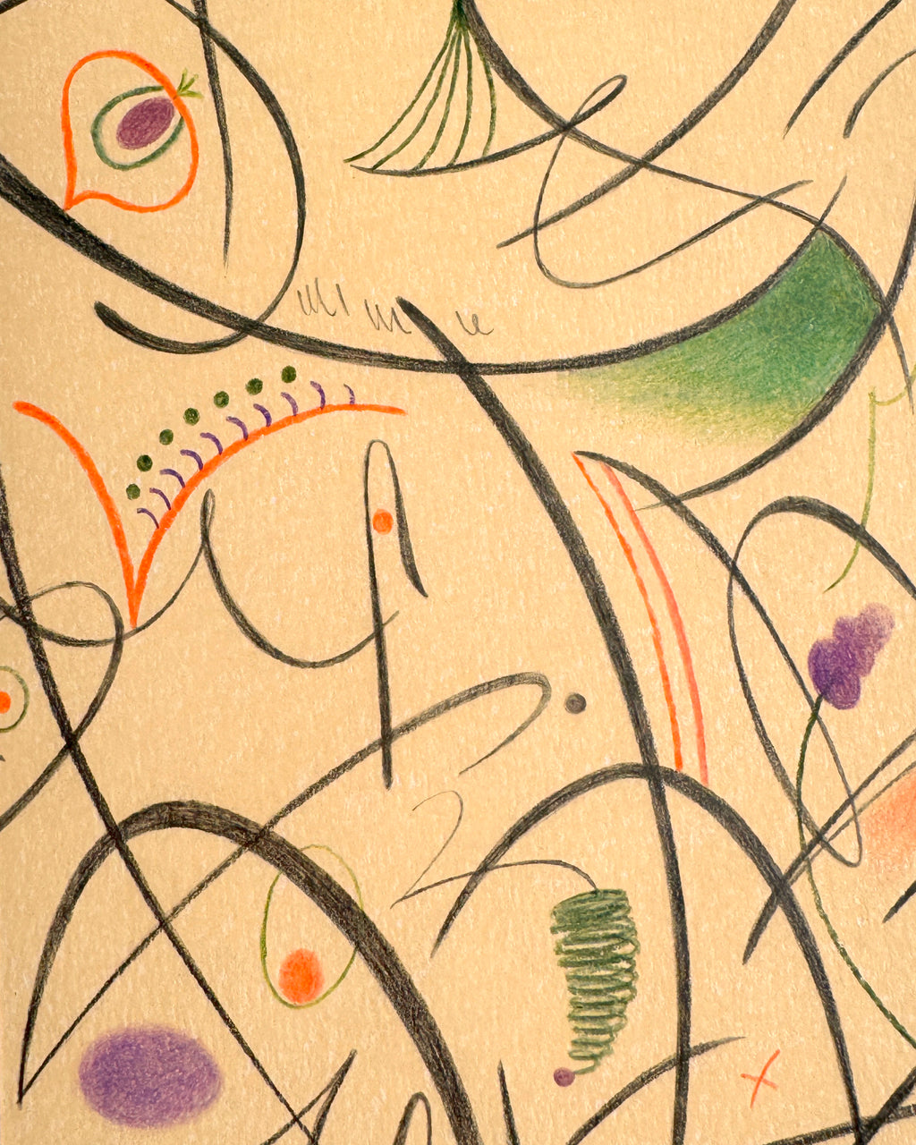 Drawing by Gizem Vural titled "Sands" - 3.