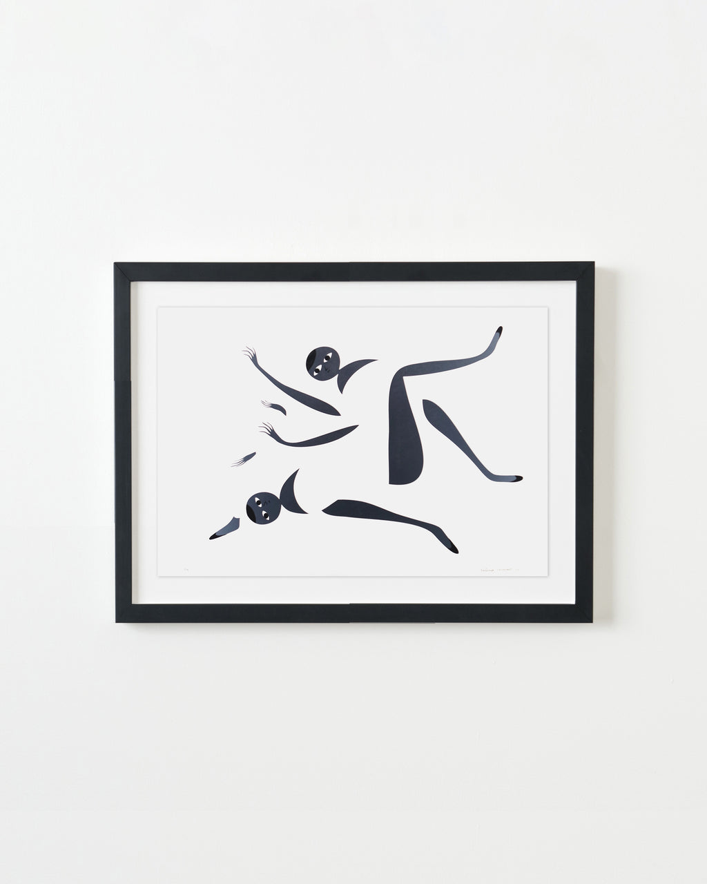 Print by Santiago Ascui titled "Serigrafia Intervenida Grey 3" - 3.