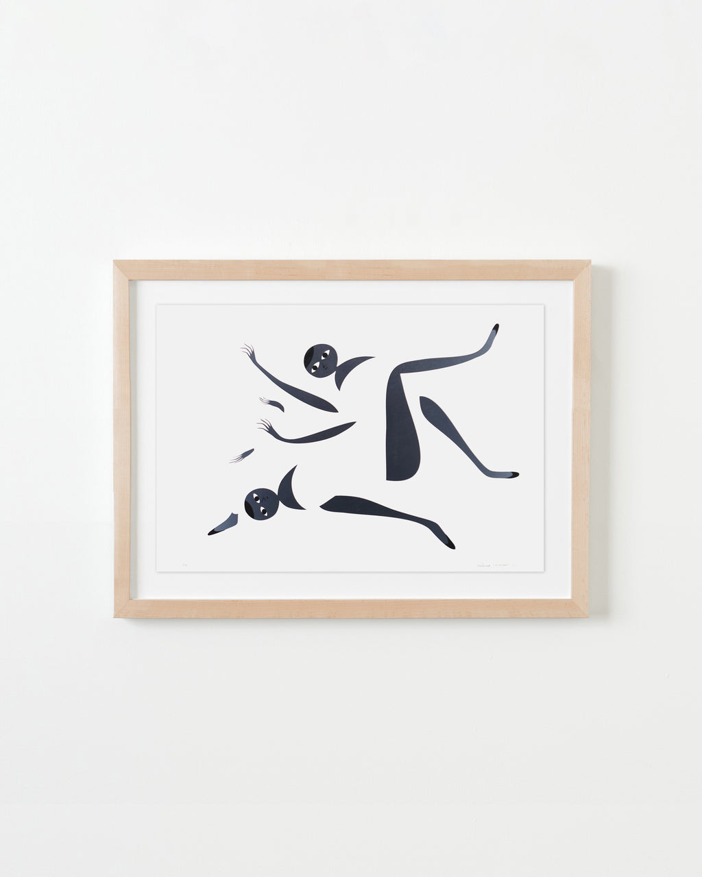 Print by Santiago Ascui titled "Serigrafia Intervenida Grey 3" - 4.