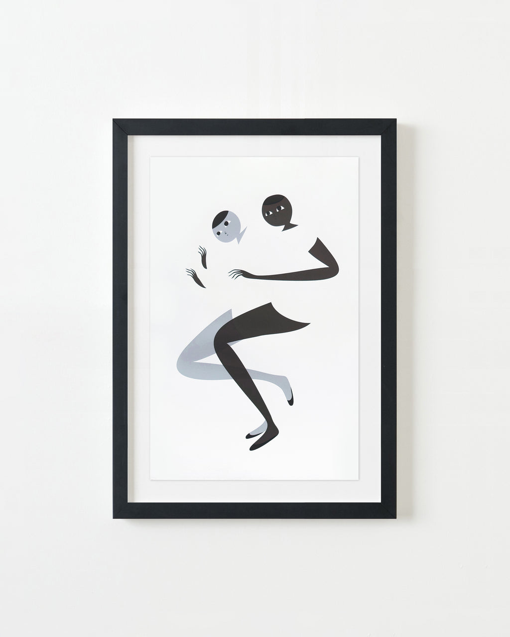 Print by Santiago Ascui titled "Untitled Grey 5" - 3.