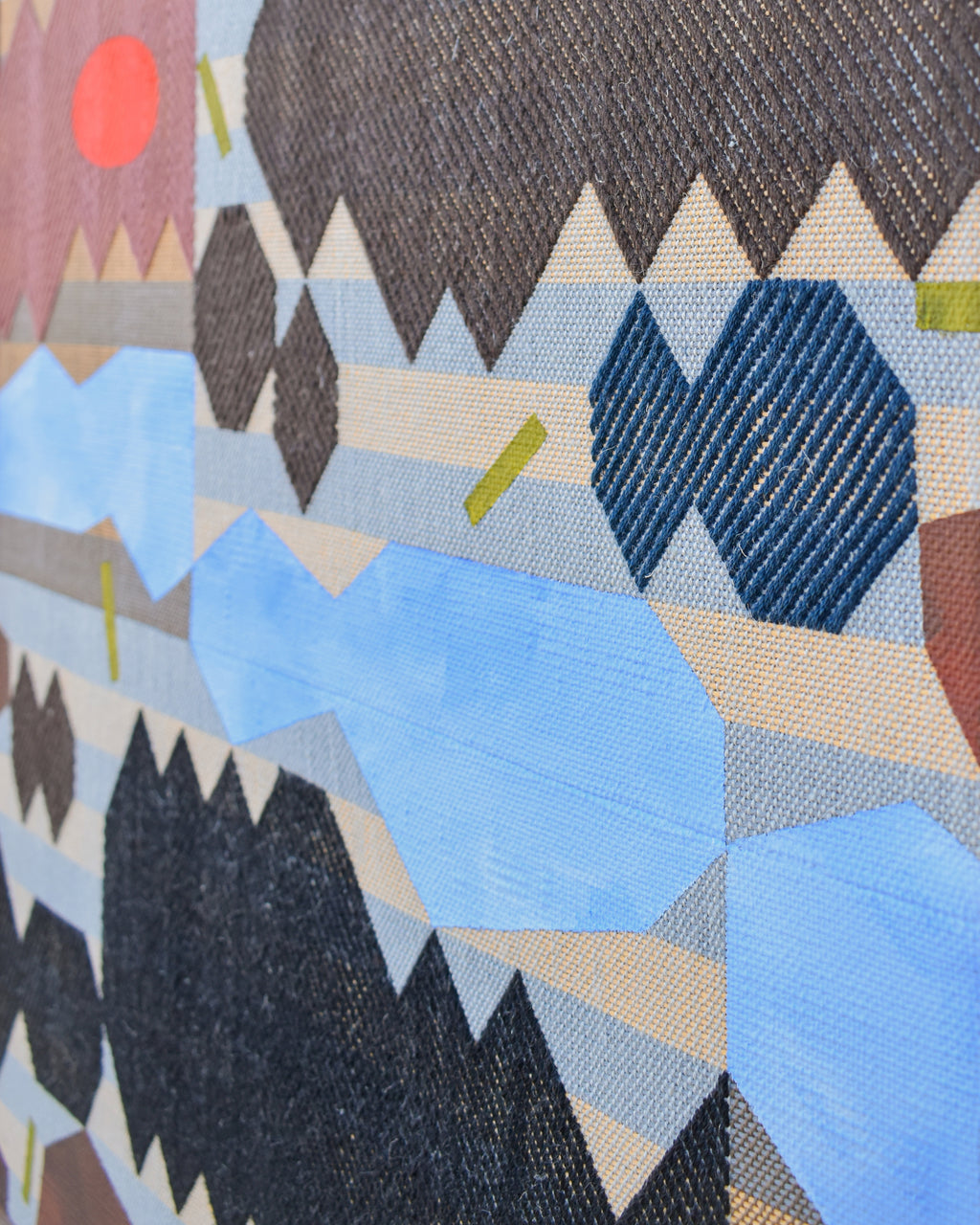 Mixed Media by Sarah Sullivan Sherrod titled "River Rocks" - 3.