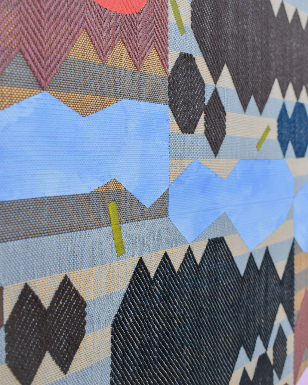 Mixed Media by Sarah Sullivan Sherrod titled "River Rocks" - 4.