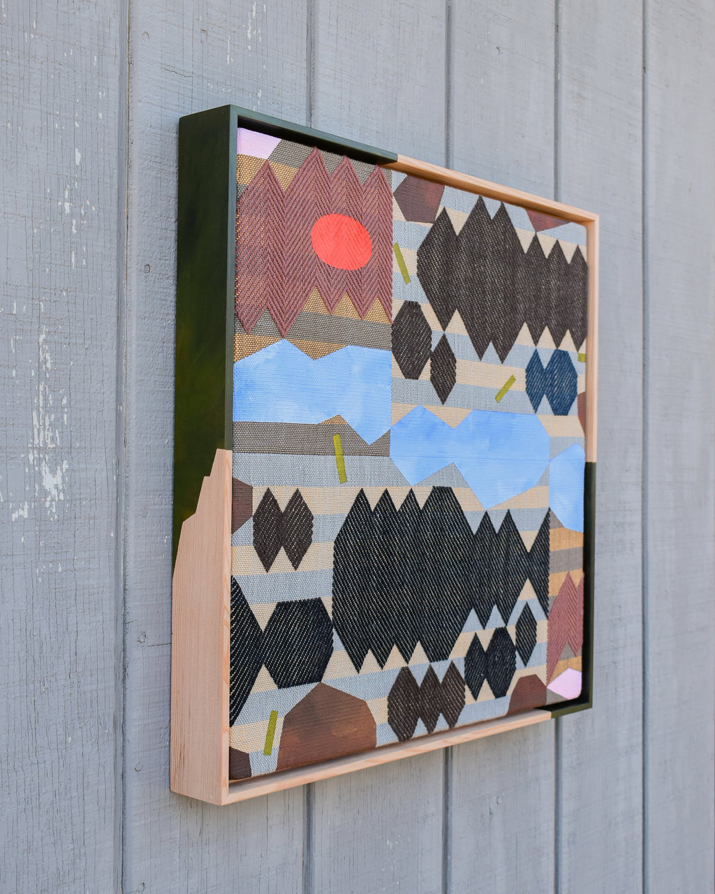 Mixed Media by Sarah Sullivan Sherrod titled "River Rocks" - 5.