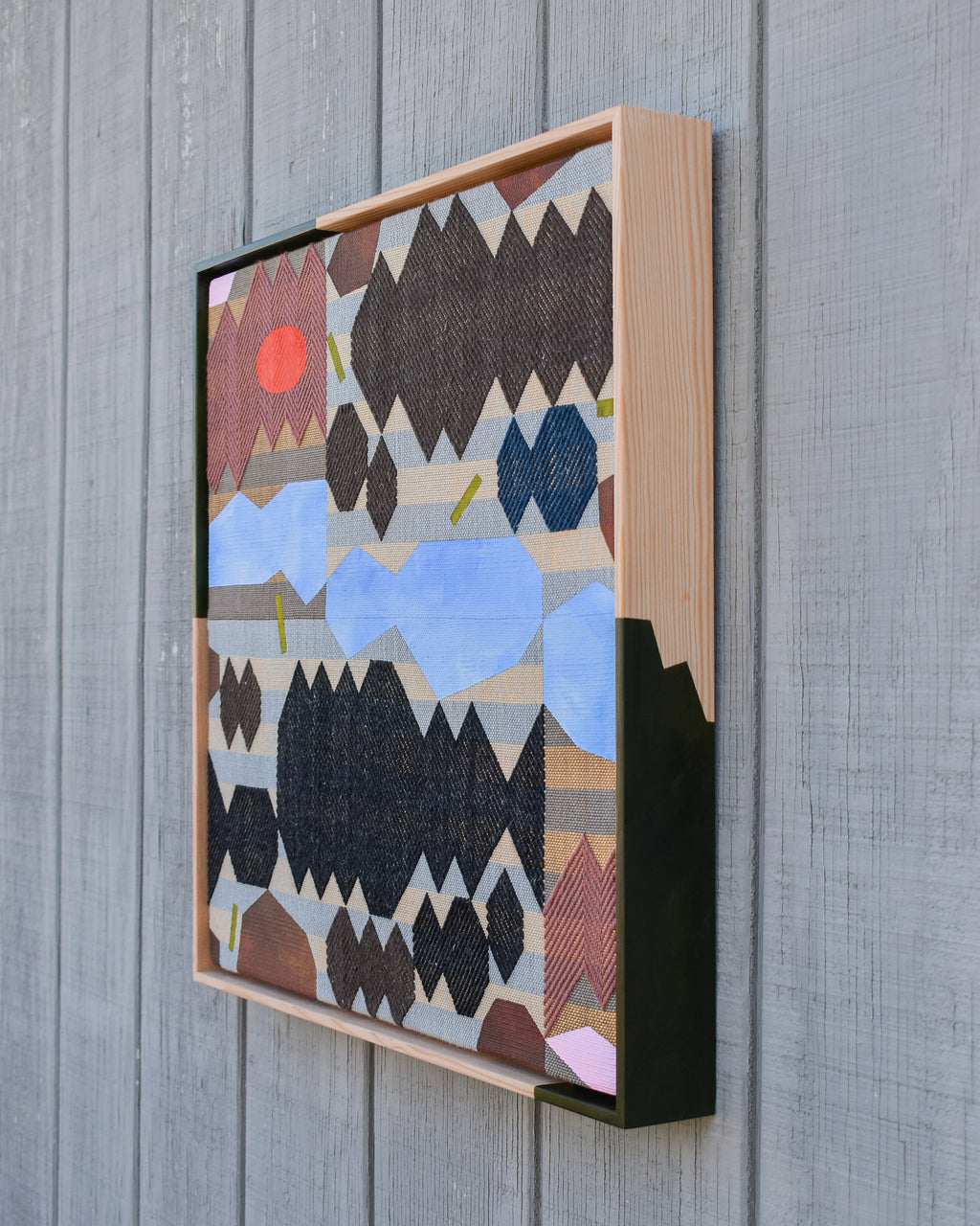 Mixed Media by Sarah Sullivan Sherrod titled "River Rocks" - 6.
