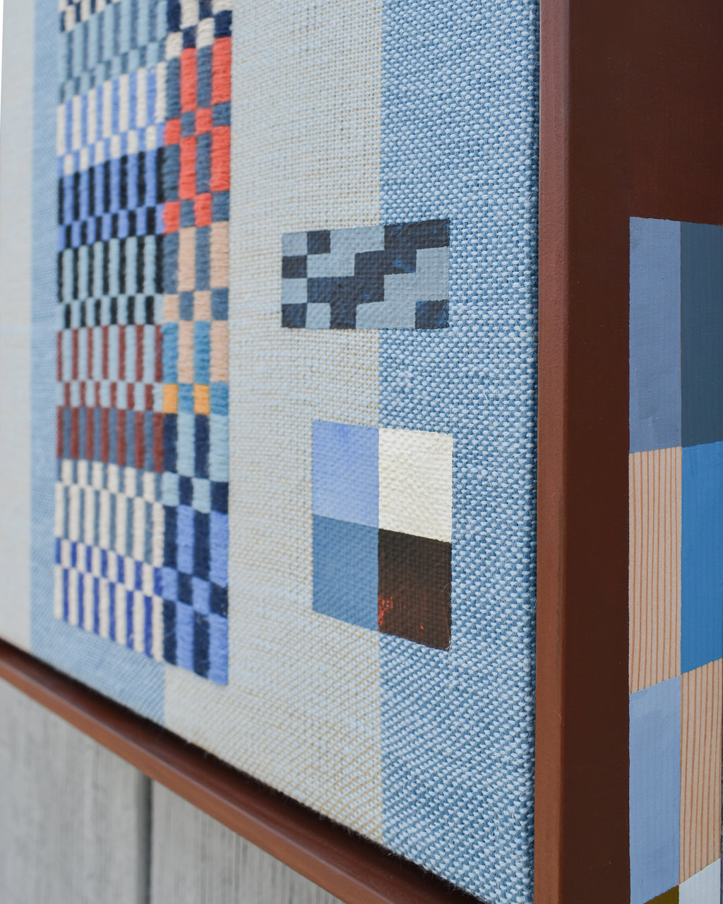 Mixed Media by Sarah Sullivan Sherrod titled "Serious Folk" - 6.