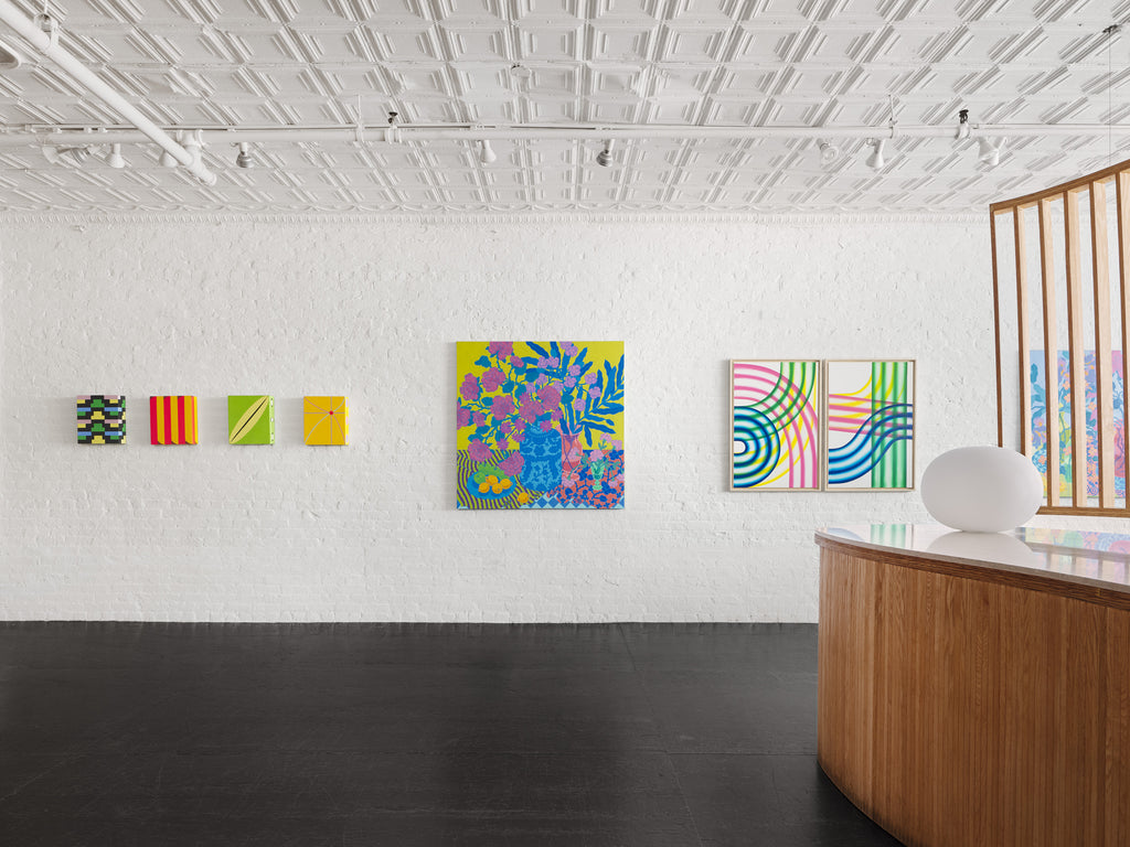 Painting by Sarah Ingraham titled "Bright Green Still Life" - 3.