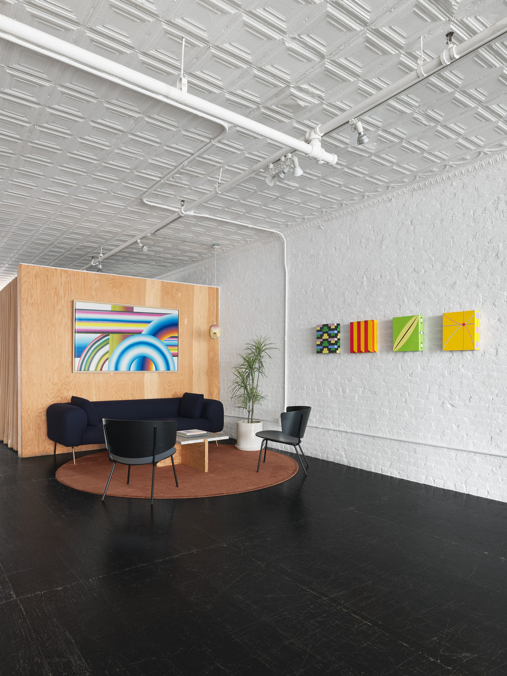 Painting by Erin D. Garcia titled "Large Gradient #11" - 7.