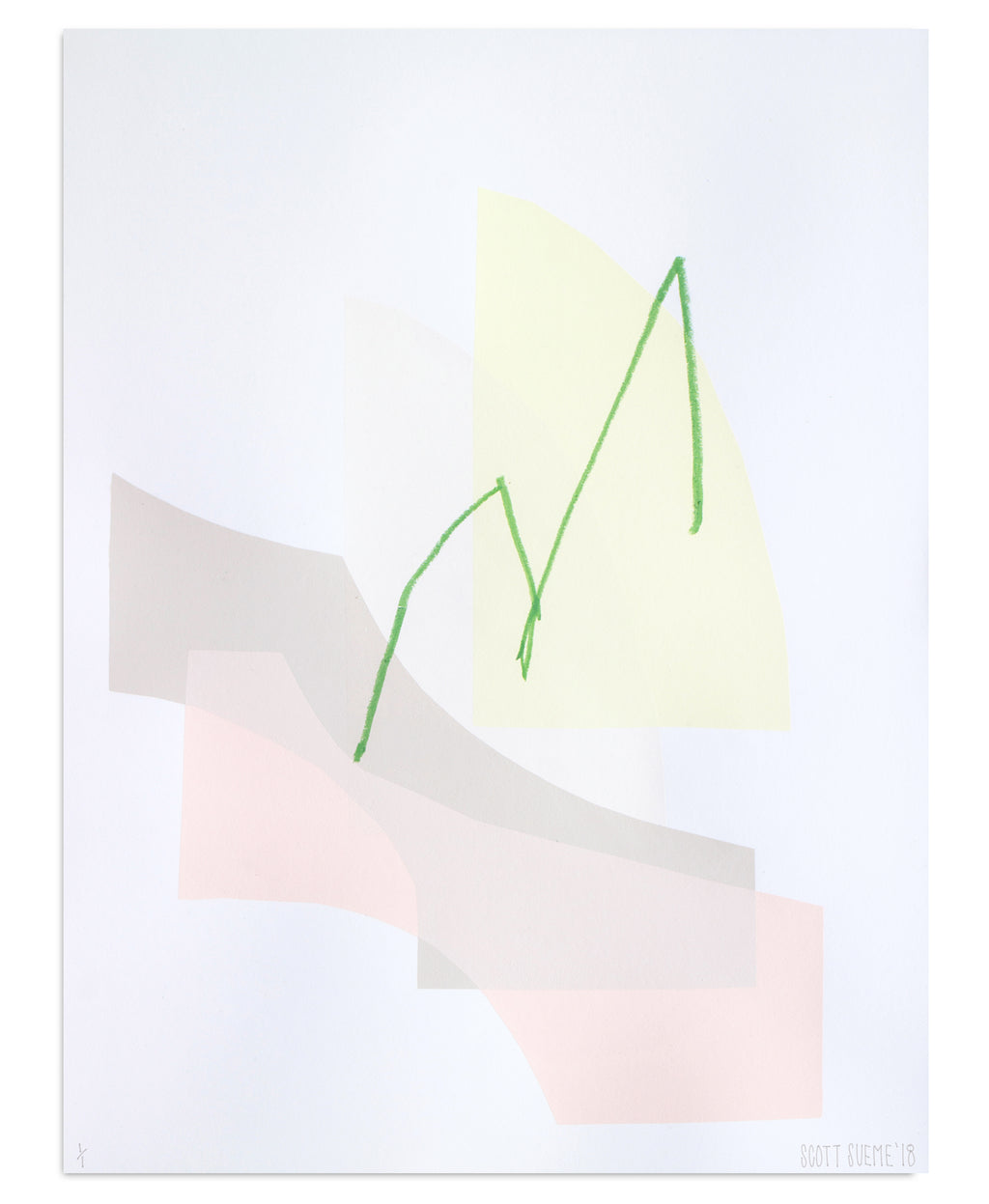 Print by Scott Sueme titled "Advanced Placement #5" - 2.