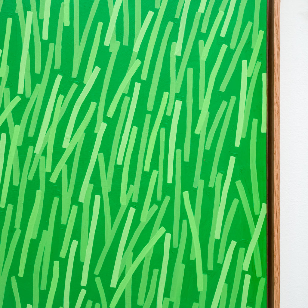 Painting by Scott Sueme titled "Even Greener" - 5.