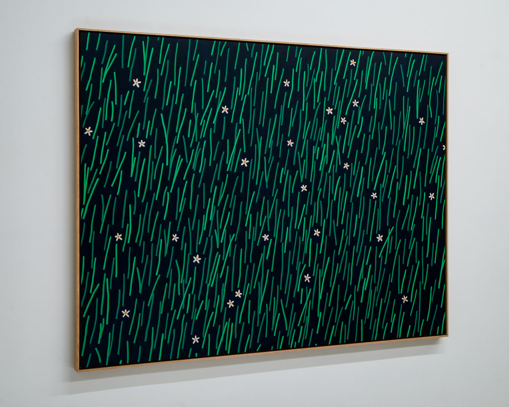 Painting by Scott Sueme titled "Field In The Wind" - 3.