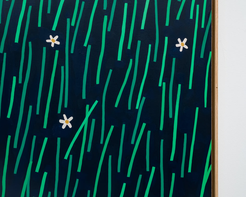 Painting by Scott Sueme titled "Field In The Wind" - 4.