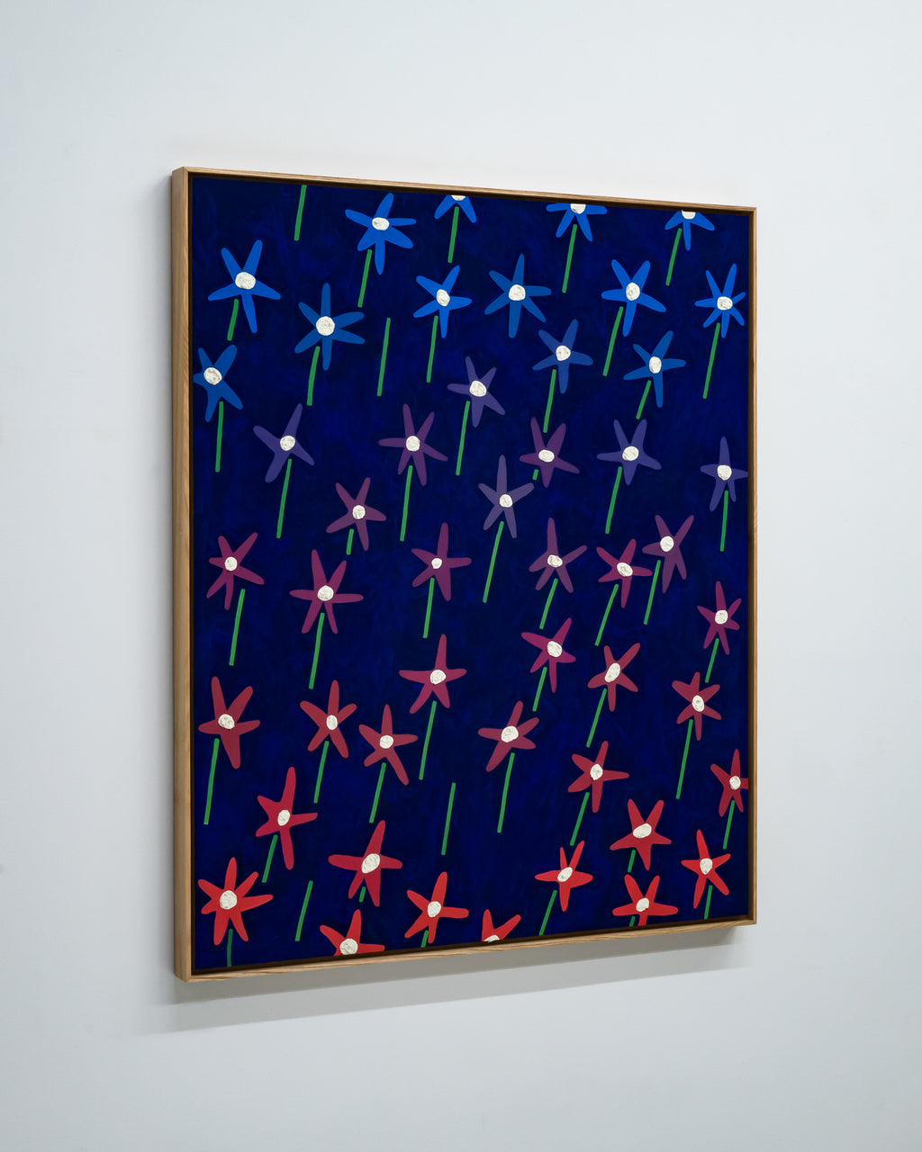 Painting by Scott Sueme titled "Flower Field #4" - 3.