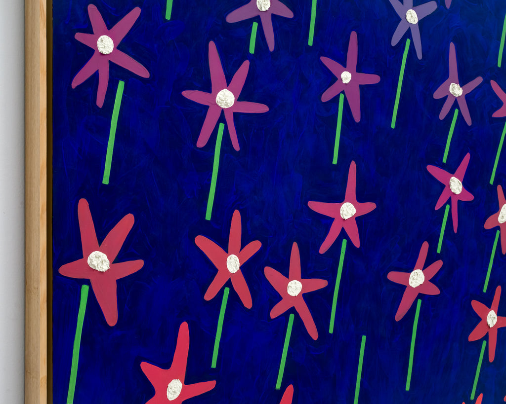 Painting by Scott Sueme titled "Flower Field #4" - 5.