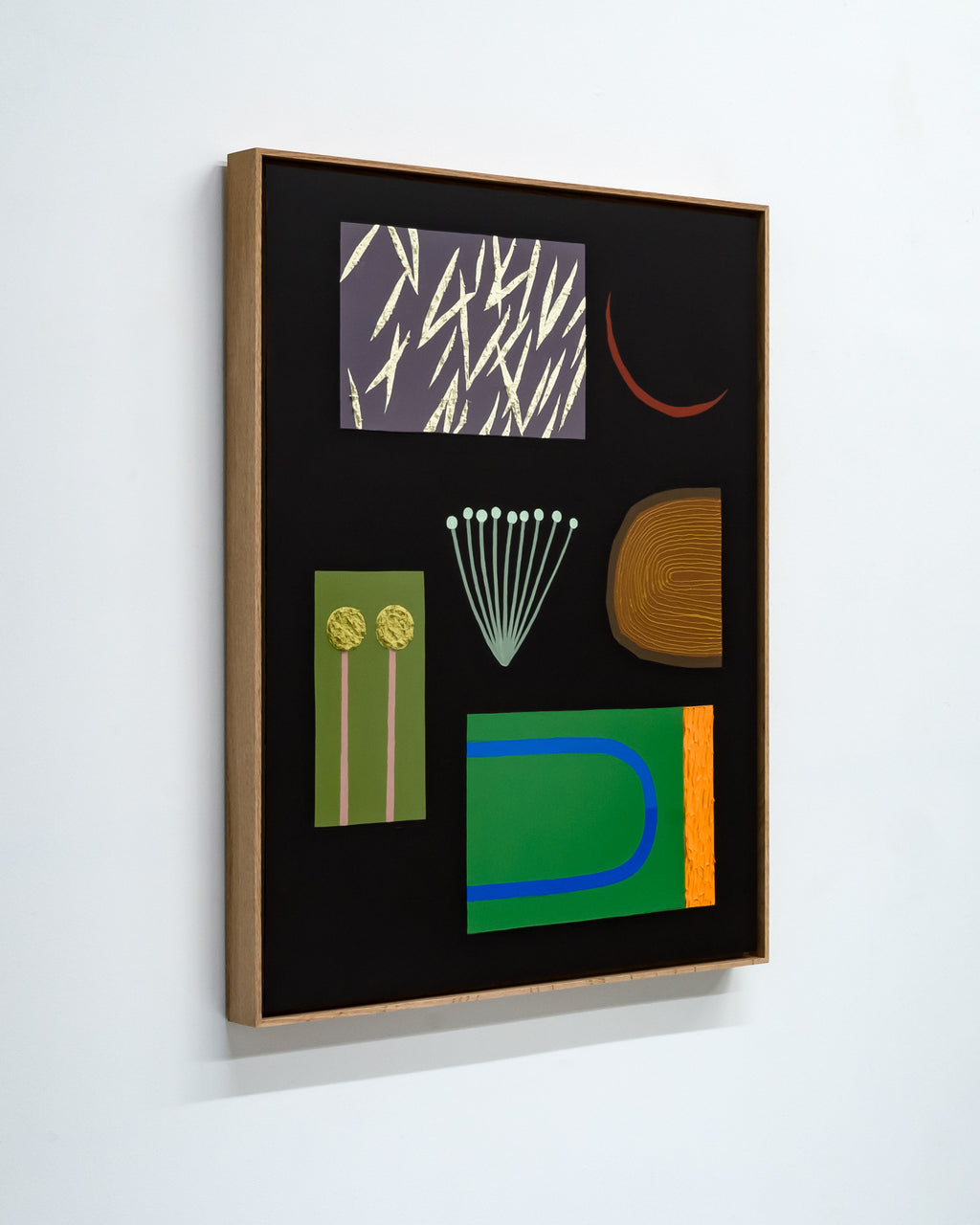 Painting by Scott Sueme titled "Habitat Restoration Area" - 3.