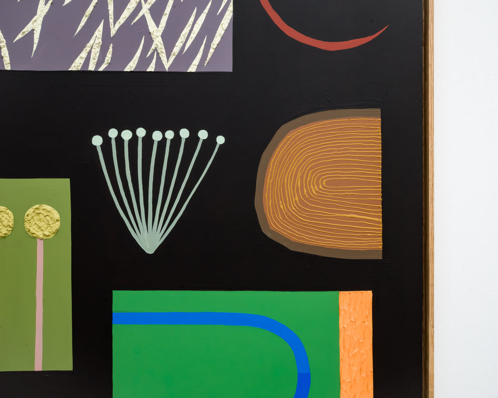 Painting by Scott Sueme titled "Habitat Restoration Area" - 5.