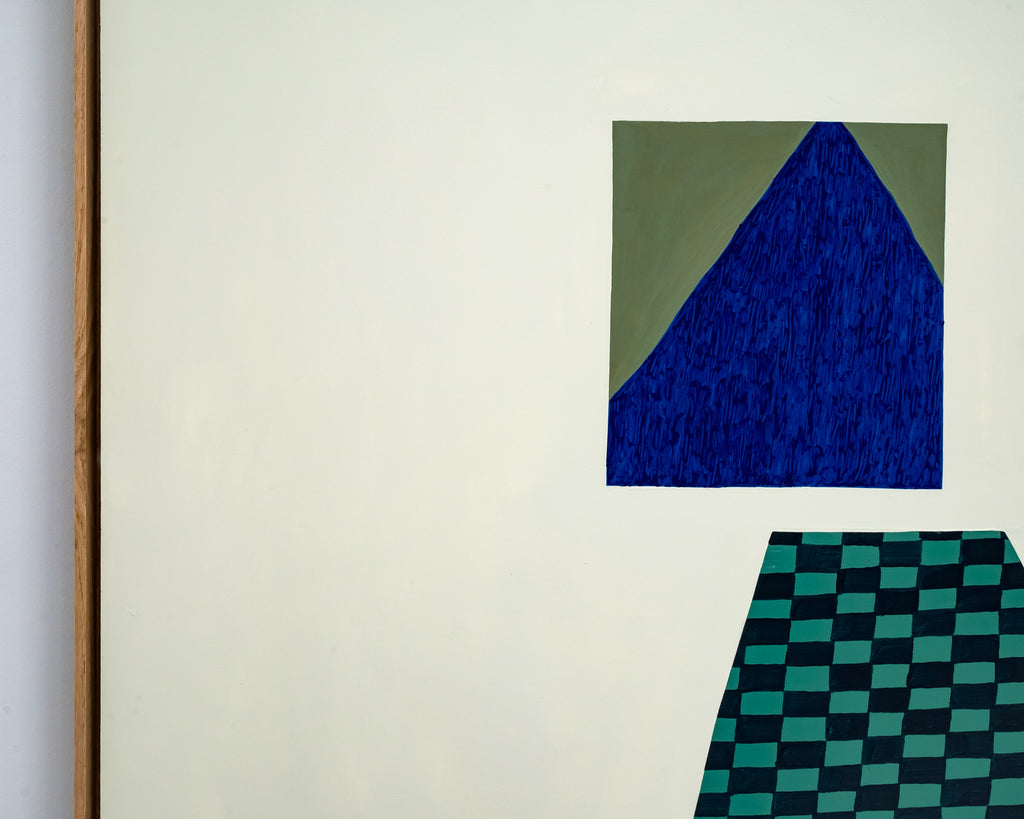 Painting by Scott Sueme titled "Meadow, Ridge, Spur" - 4.